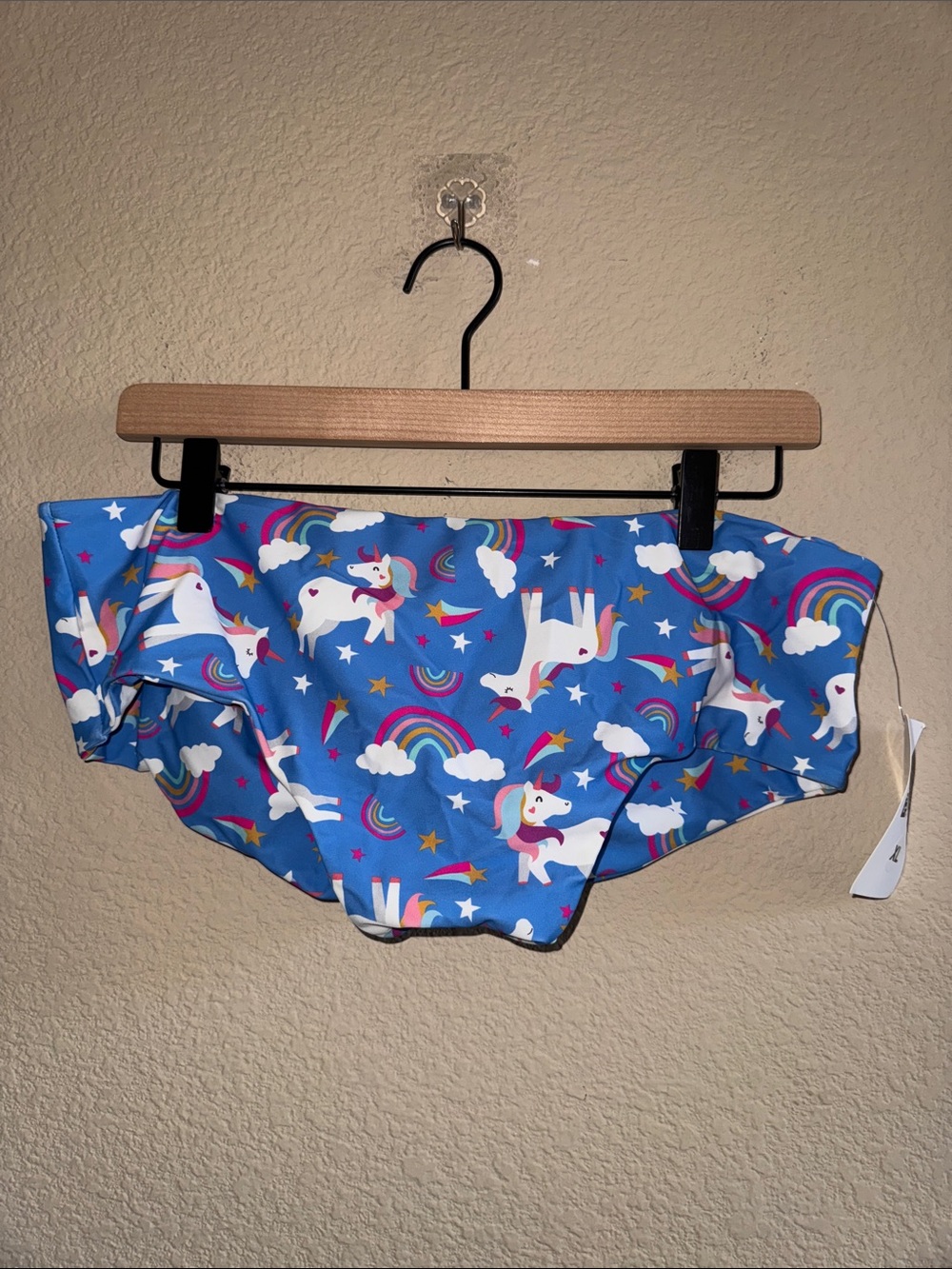 Fused Hawaii Unicorn Ruched Bathing Suit Bottoms Size Extra Large New with Tags
